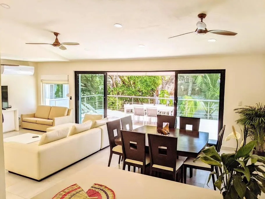 Modern Beach Villa Pool Ocean Views Terrace Bbq Villa Vista Real 신데 델 카르멘