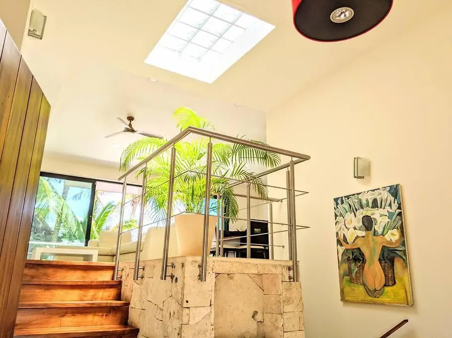 Modern Beach Villa Pool Ocean Views Terrace Bbq Villa Vista Real 신데 델 카르멘