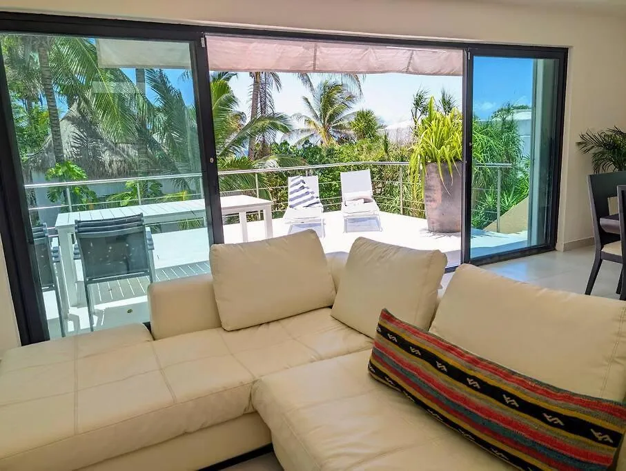 Modern Beach Villa Pool Ocean Views Terrace Bbq Villa Vista Real 신데 델 카르멘 멕시코