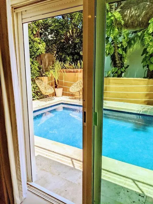 Modern Beach Villa Pool Ocean Views Terrace Bbq Villa Vista Real 신데 델 카르멘