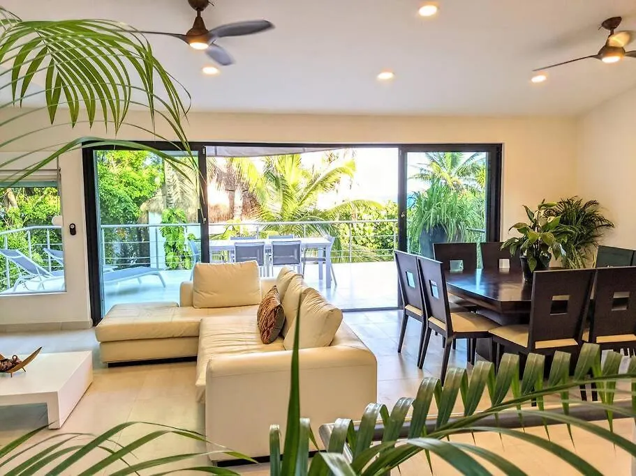 Modern Beach Villa Pool Ocean Views Terrace Bbq Villa Vista Real 신데 델 카르멘 0*,