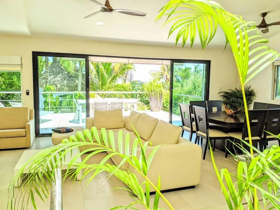 Modern Beach Villa Pool Ocean Views Terrace Bbq Villa Vista Real 신데 델 카르멘